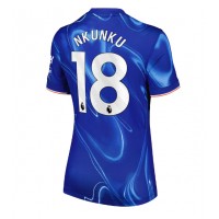 Chelsea Christopher Nkunku #18 Fußballbekleidung Heimtrikot Damen 2024-25 Kurzarm